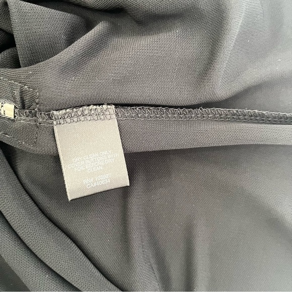 marc by Marc Jacobs Black Ruffle & Bow Dress, M Size - Picture 8 of 11